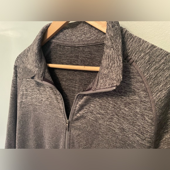 Men’s Lululemon Collared Zip Sweater - Marled Grey - Picture 2 of 9